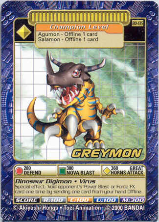 Card: Greymon