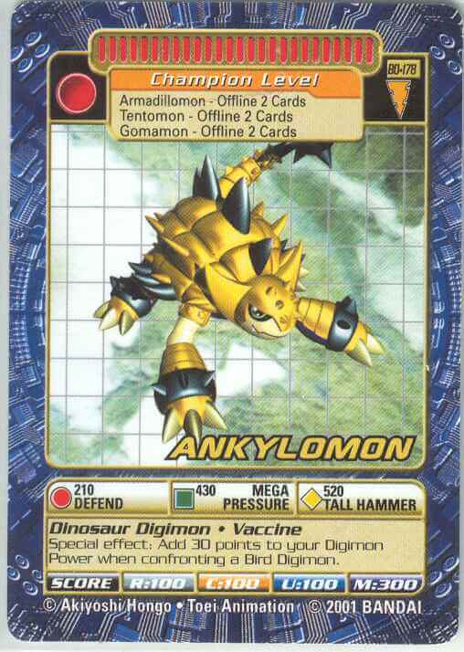 Card: Ankylomon