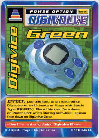 Card: Digivice Green