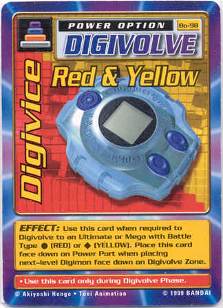 Digivice Red & Yellow