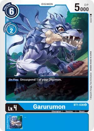Card: Garurumon