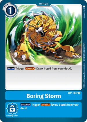 Card: Boring Storm