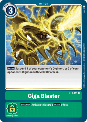 Card: Giga Blaster