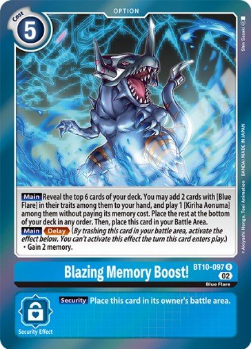 Card: Blazing Memory Boost!