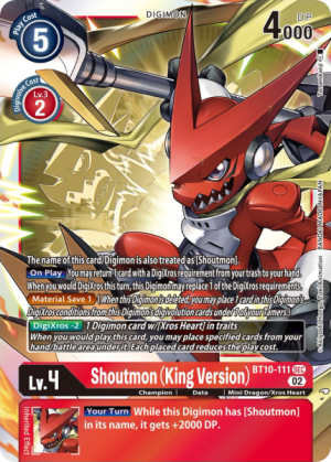 Card: Shoutmon (King Version)