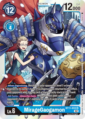 Play!TCG's April Online BT15 Ultimate Cup - 8th Place MirageGaogamon