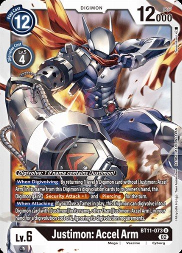 Card: Justimon: Accel Arm