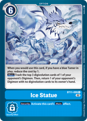 Card: Ice Statue