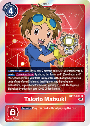 Card: Takato Matsuki
