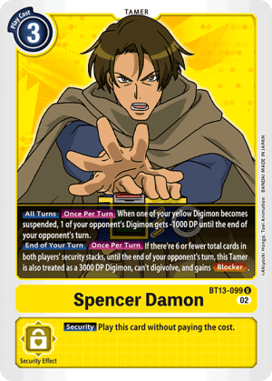Card: Spencer Damon