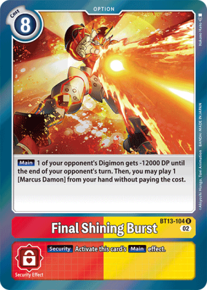 Card: Final Shining Burst