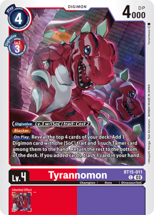 Card: Tyrannomon