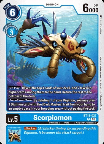 Card: Scorpiomon