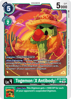 Card: Togemon (X Antibody)