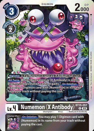 Play!TCG's April Online BT15 Ultimate Cup - 12th Place Numemon