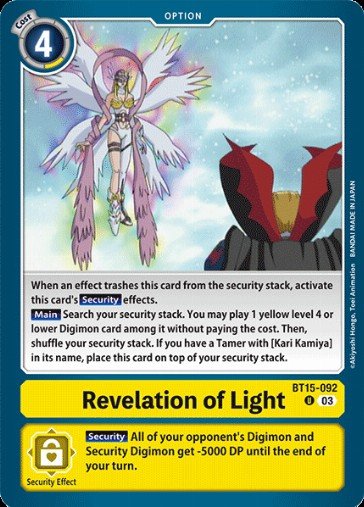 Card: Revelation of Light