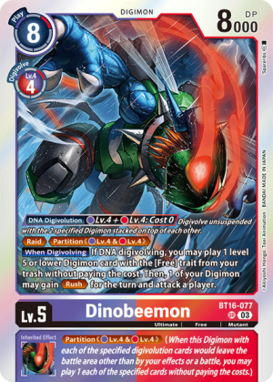 Try P/R Imperialdramon in BT16