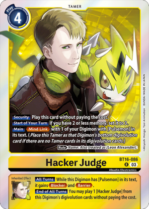 Card: Hacker Judge