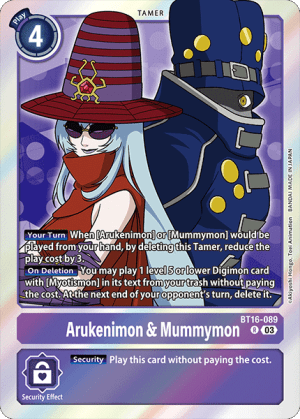 Card: Arukenimon & Mummymon