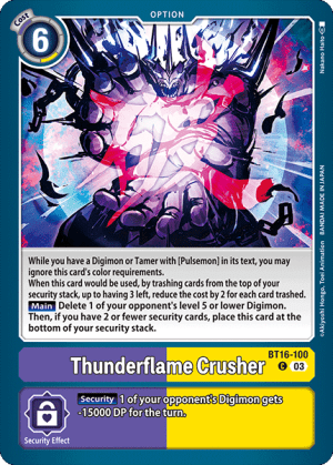 Card: Thunderflame Crusher