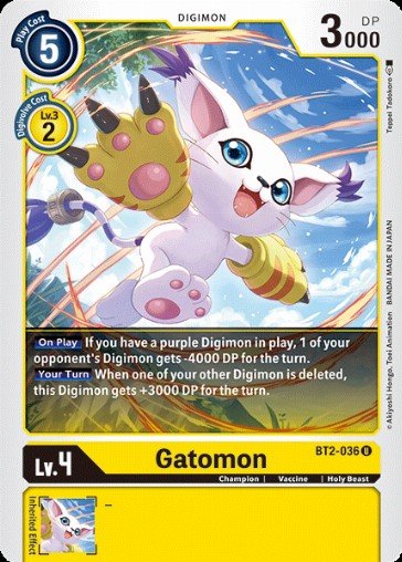 Digimon TCG Gabumon BT1-029 Rare Booster to Sleeve