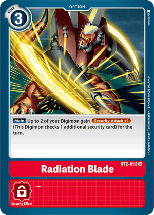 Card: Radiation Blade