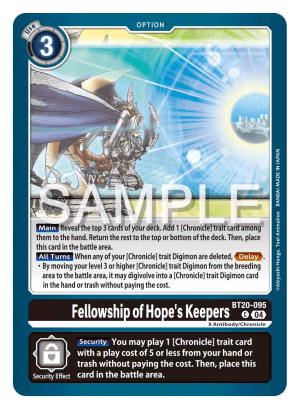 Card: Fellowship of Hope's Keepers