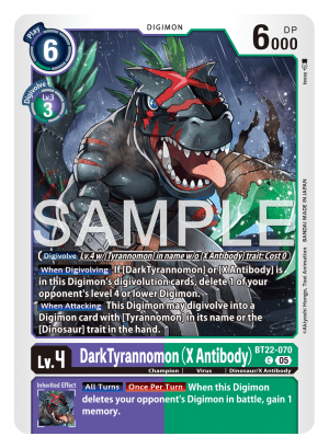 DarkTyrannomon (X Antibody)