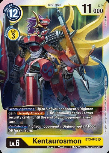 Digimon TCG MegaGargomon BT3-057 NM Englisch R 