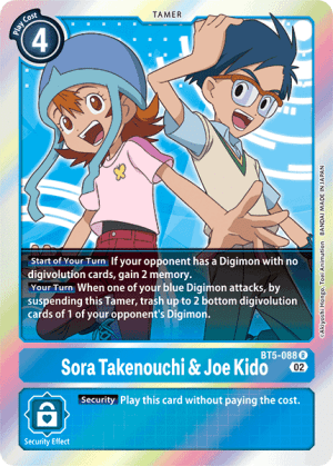 Card: Sora Takenouchi & Joe Kido