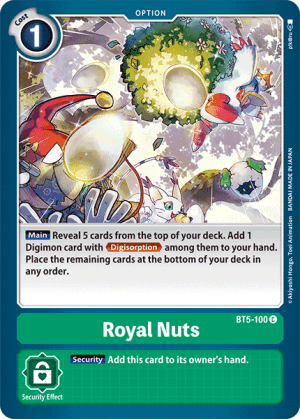 Card: Royal Nuts