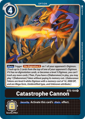 Card: Catastrophe Cannon