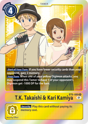 Card: T.K. Takaishi & Kari Kamiya