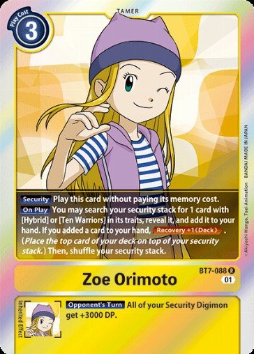 Card: Zoe Orimoto