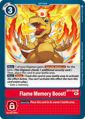 Card: Flame Memory Boost!