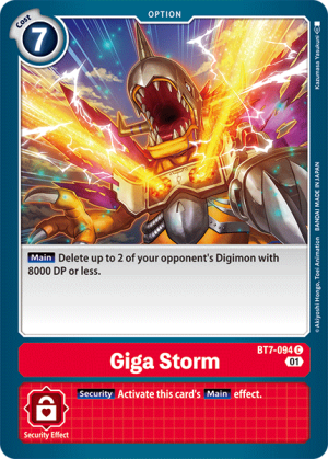 Card: Giga Storm