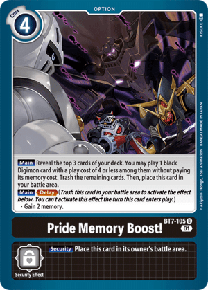 Card: Pride Memory Boost!