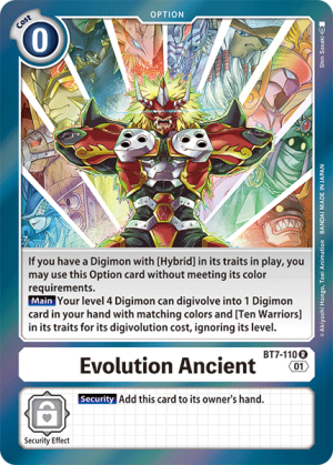 Card: Evolution Ancient