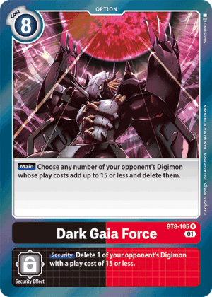 Card: Dark Gaia Force