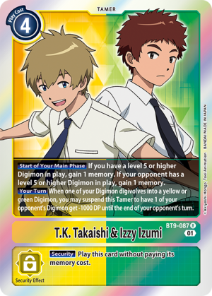 Card: T.K. Takaishi & Izzy Izumi