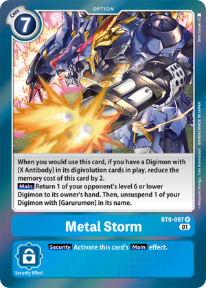Card: Metal Storm