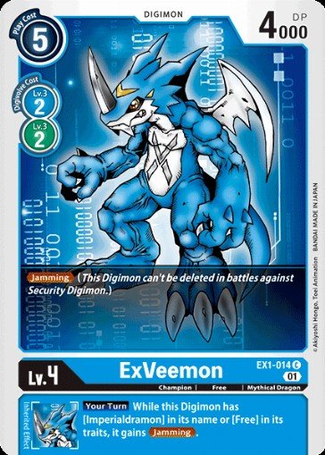 Card: ExVeemon