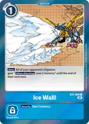 Card: Ice Wall!