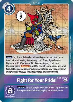 Card: Fight for Your Pride!
