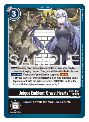 Unique Emblem: Gravel Hearts