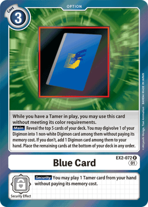 Card: Blue Card