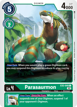 Card: Parasaurmon