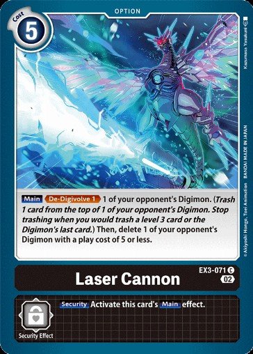 Card: Laser Cannon