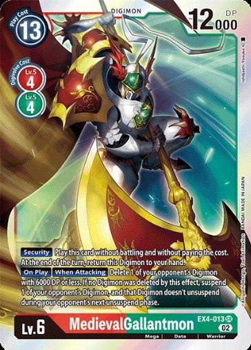 Digimon D-Tector Card Game Wargreymon Metalgarurumon Gallantmon