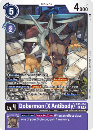 Card: Dobermon (X Antibody)